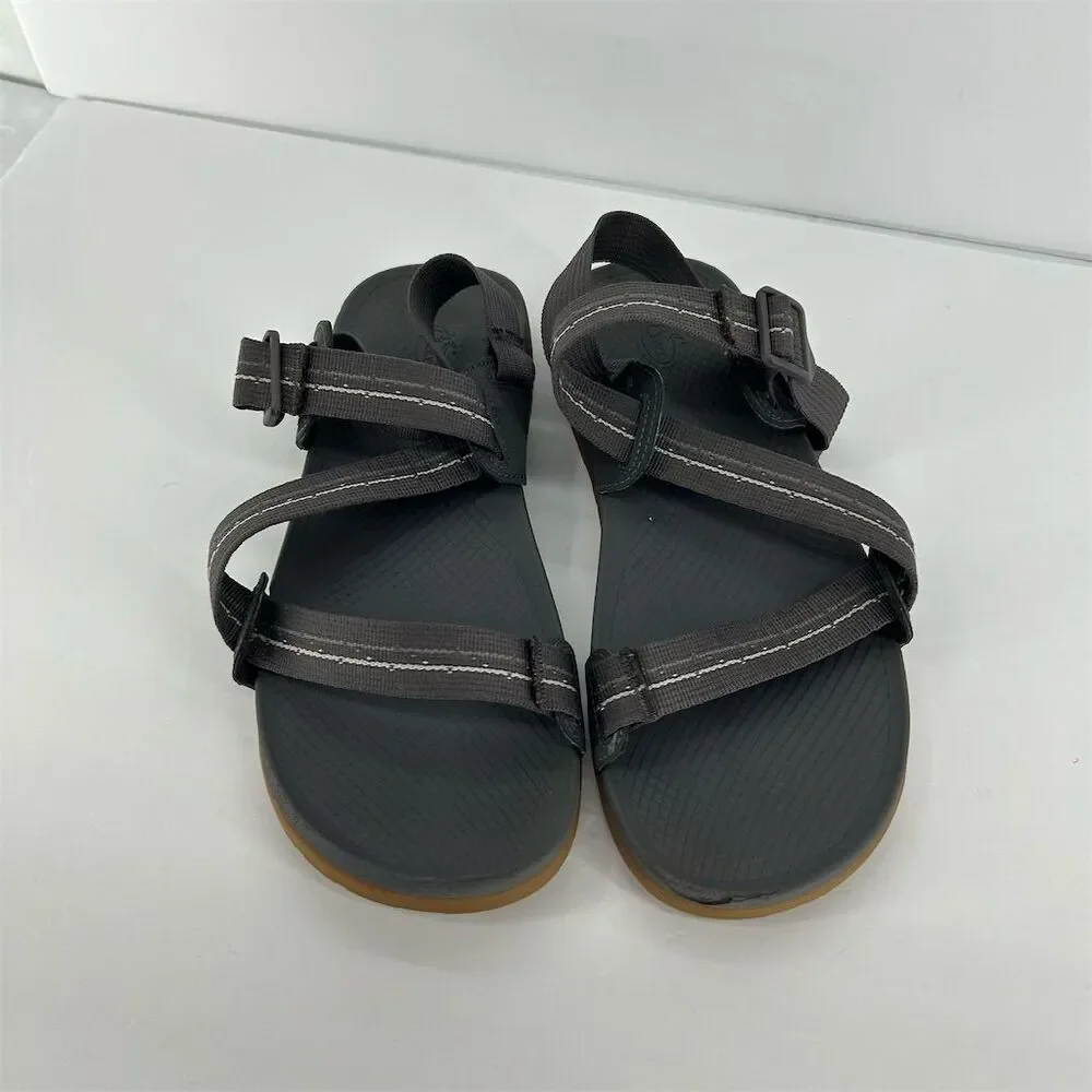 Chaco Men's Lowdown Sandals Gray Size 11 Adjustable Straps Casual